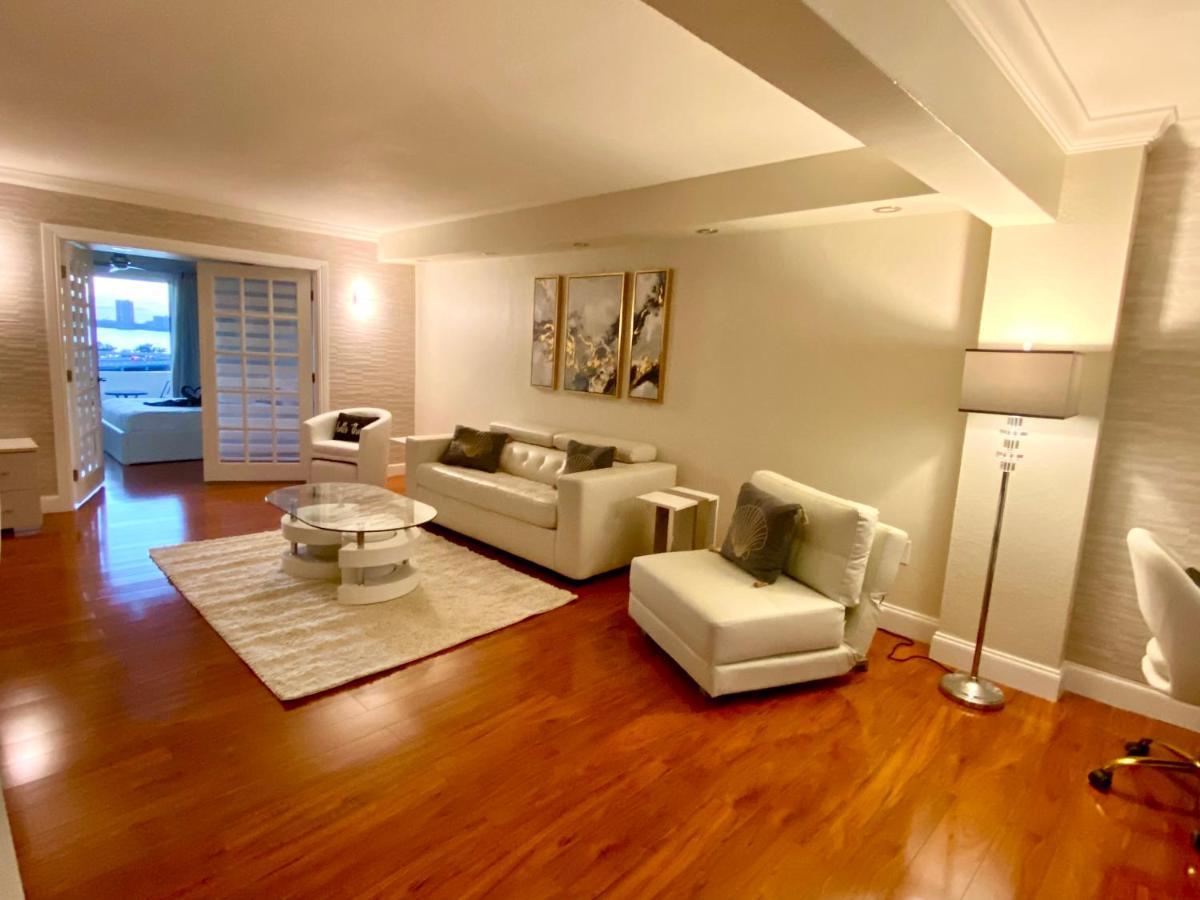Deluxe Waterfront One Bedroom Apartment With Miami Skyline View, Free Parking 5 Mins Drive To Miami Beach Extérieur photo