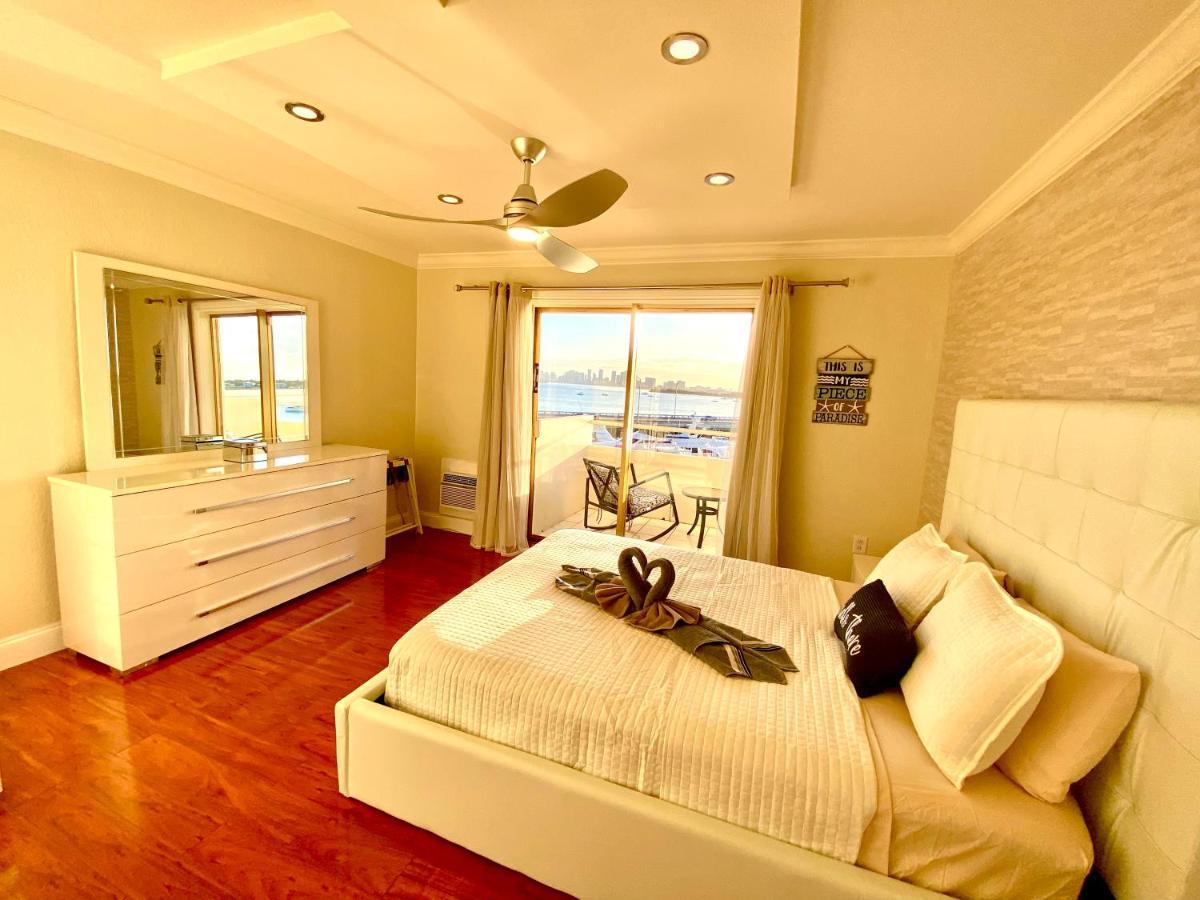 Deluxe Waterfront One Bedroom Apartment With Miami Skyline View, Free Parking 5 Mins Drive To Miami Beach Extérieur photo