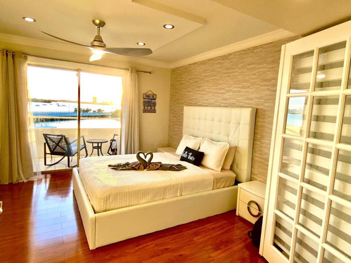 Deluxe Waterfront One Bedroom Apartment With Miami Skyline View, Free Parking 5 Mins Drive To Miami Beach Extérieur photo